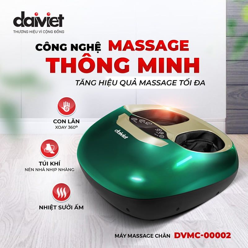 Máy massage chân Đại Việt DVMC-00002