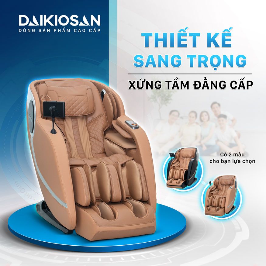 Ghế massage Daikiosan DVGM-20002 điều khiển cảm ứng