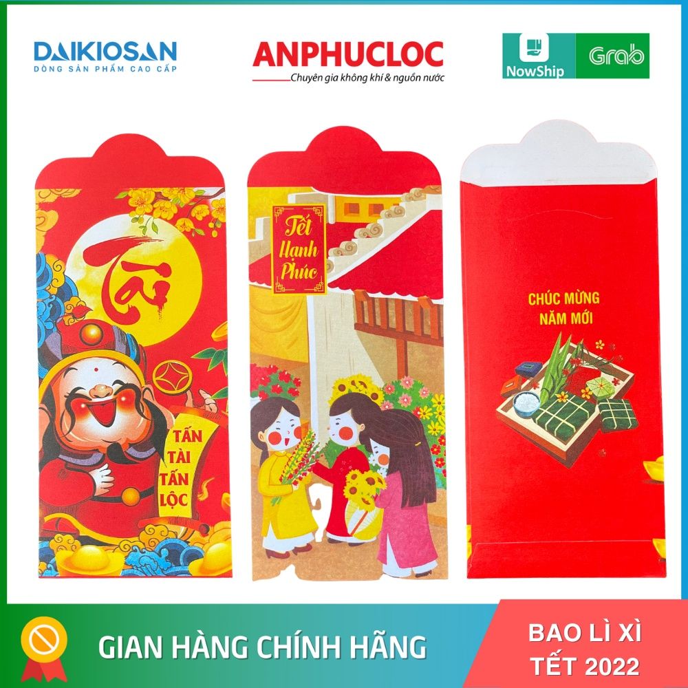 10 BAO LÌ XÌ TẾT 2022 10 MẪU NGẪU NHIÊN KHÁC NHAU