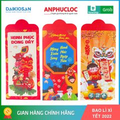 10 BAO LÌ XÌ TẾT 2022 10 MẪU NGẪU NHIÊN KHÁC NHAU