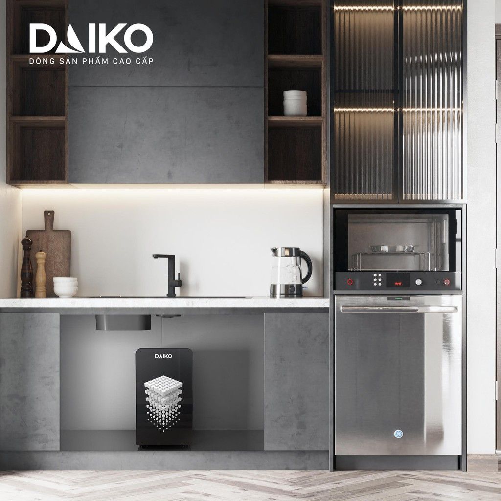 Máy lọc nước đặt gầm có vỏ tủ Daiko DAW-33005J - 5 cấp