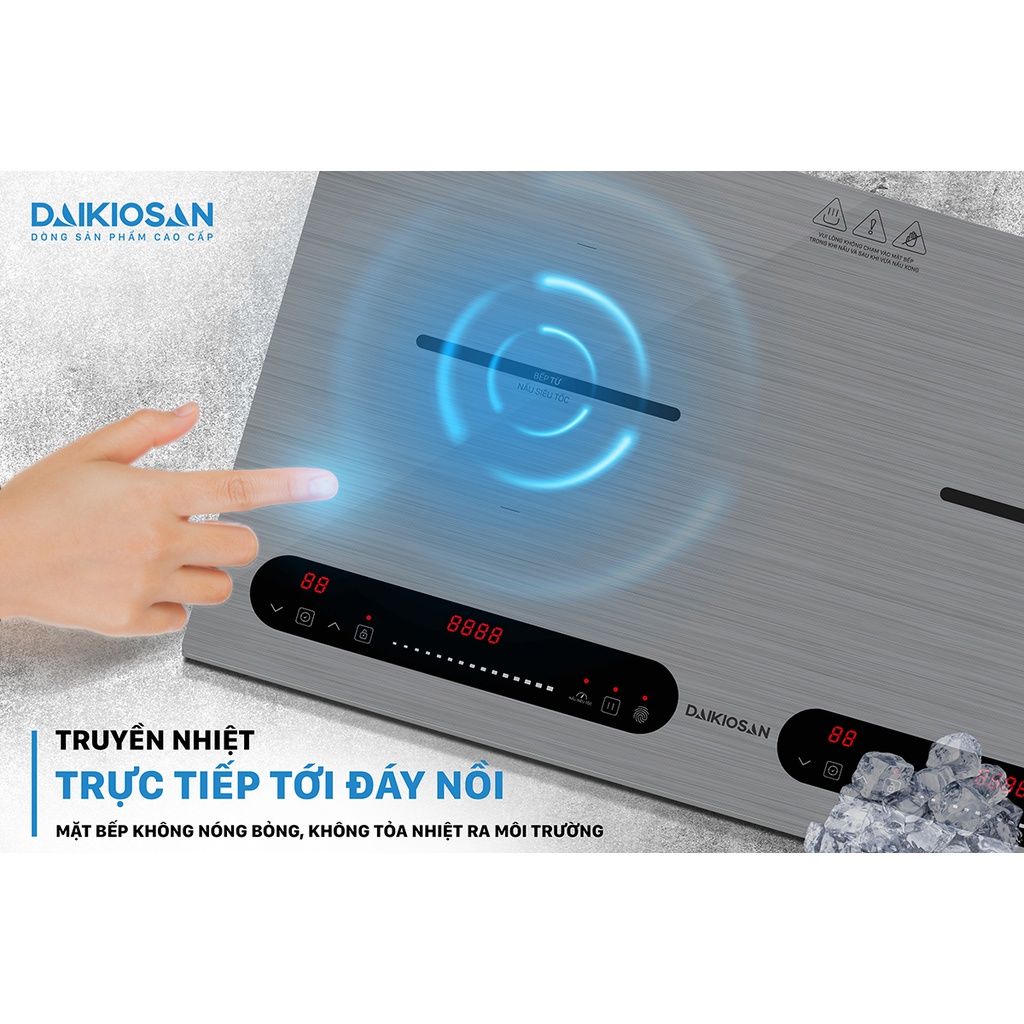 Bếp từ đôi Daikiosan DKT-200006