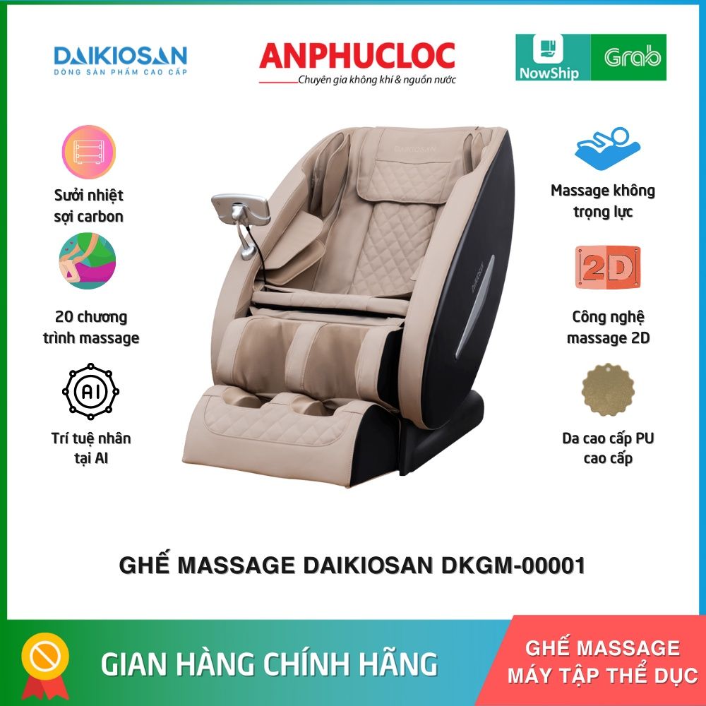 Ghế massage Daikiosan DKGM-00001 - Máy massage toàn thân