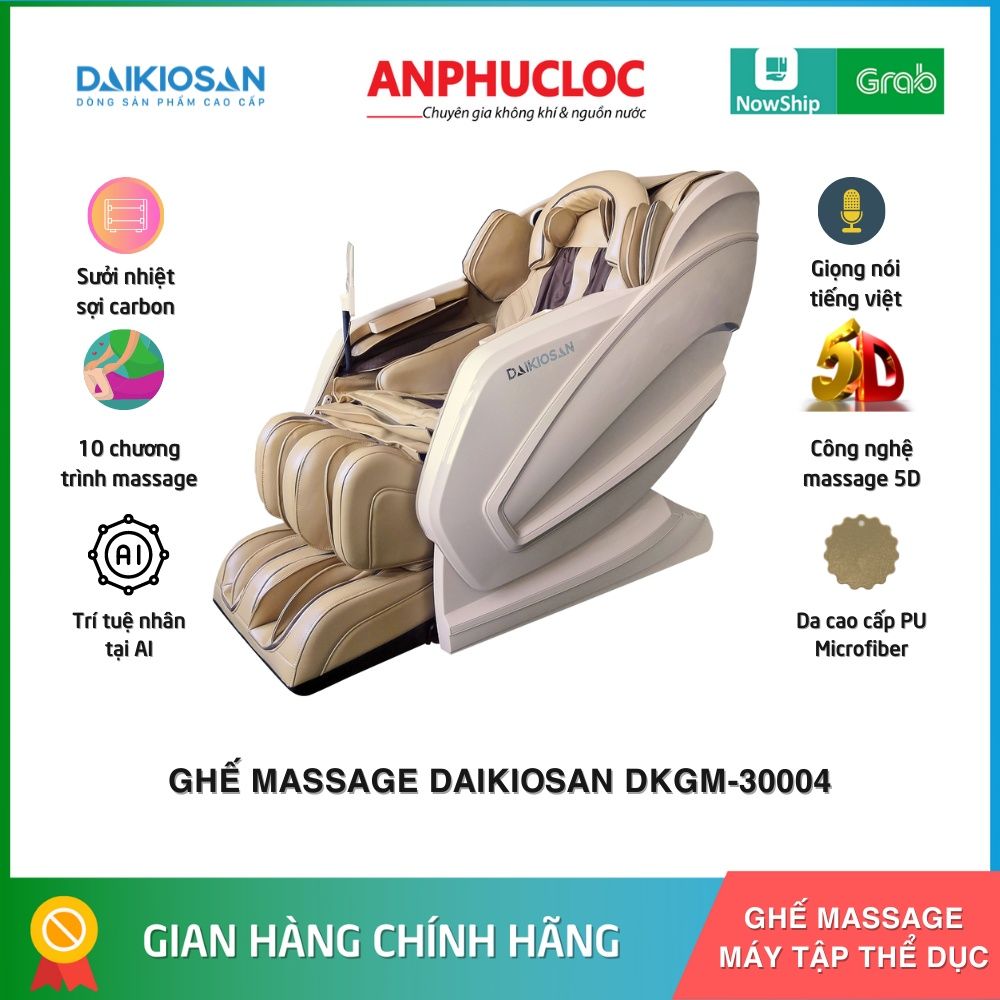GHẾ MASSAGE TOÀN THÂN 5D DAIKIOSAN DKGM-30004