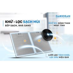Máy hút mùi nhà bếp Daikiosan DKH-000006 nhập khẩu Châu Âu
