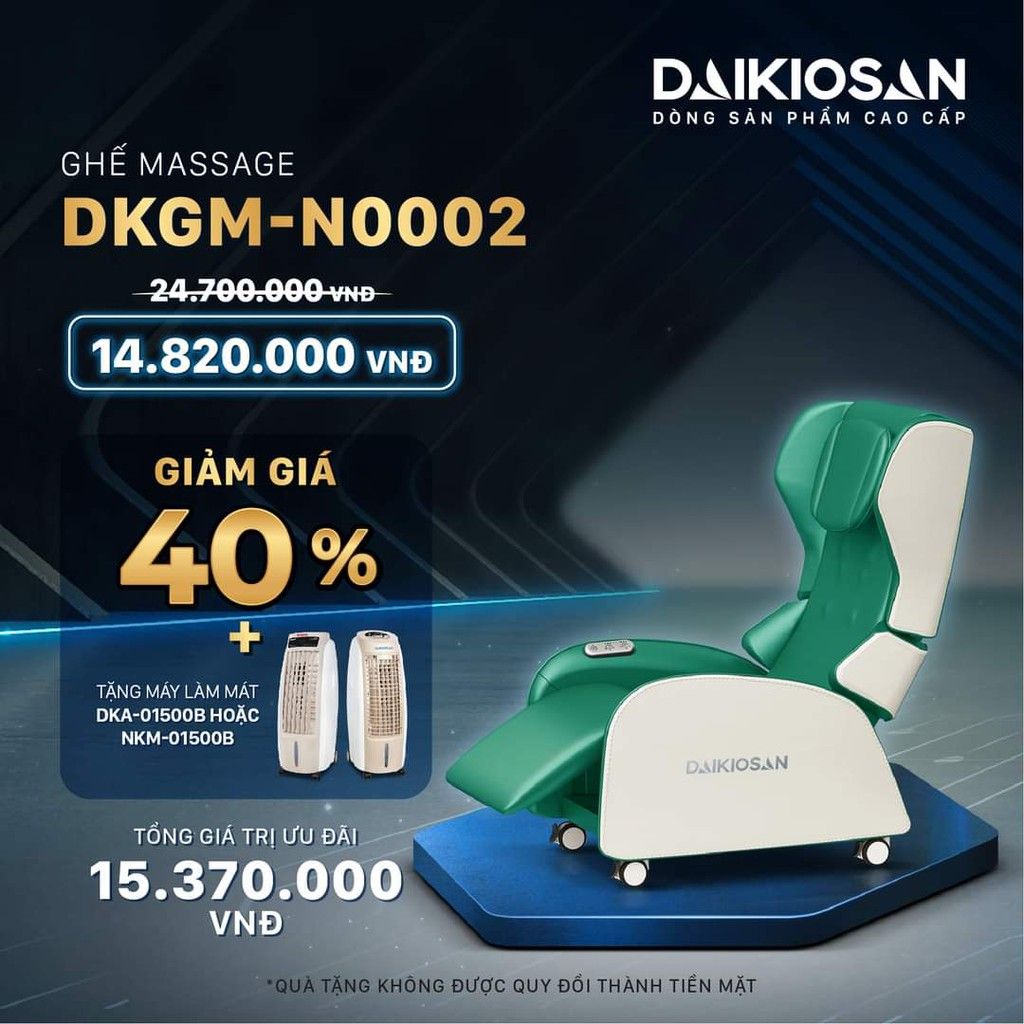 GHẾ MASSAGE DAIKIOSAN DKGM-N0002