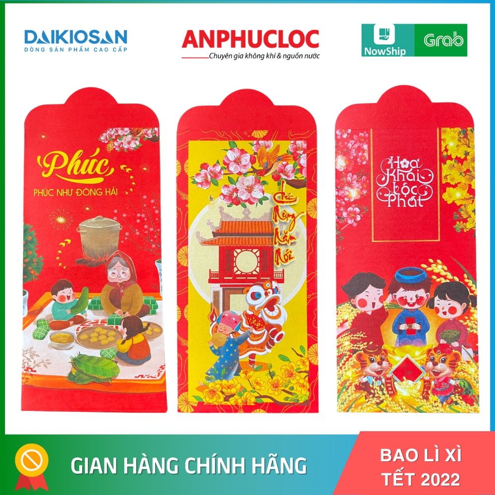 10 BAO LÌ XÌ TẾT 2022 10 MẪU NGẪU NHIÊN KHÁC NHAU