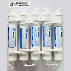 [CHÍNH HÃNG] BỘ 5 LÕI KHOÁNG ĐẠI VIỆT T33-MAIFAN-ALKALINE-HỒNG NGOẠI-NANO BẠC -L1 DÙNG CHO DAIKIOSAN VÀ MAKANO