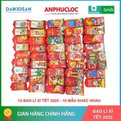 10 BAO LÌ XÌ TẾT 2022 10 MẪU NGẪU NHIÊN KHÁC NHAU