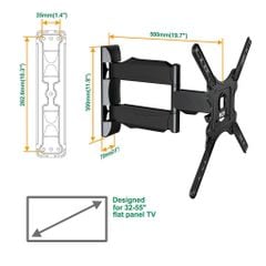 GIÁ TREO, KHUNG TREO TIVI ĐA NĂNG NB- P4 TỬ 32'' ĐẾN 55'' TẢI TRỌNG 27 KG [ GIAO NHANH 2H NỘI THÀNH HCM]