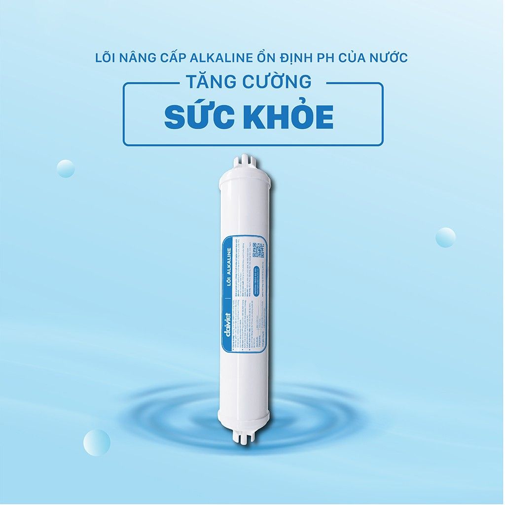 [CHÍNH HÃNG] LÕI KHOÁNG ALKALINE ORP  ĐẠI VIỆT [ LÕI SỐ 8 ] TẠO NƯỚC KIỀM - CÚT NỐI NHANH