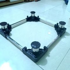 CHÂN KÊ MÁY LỌC NƯỚC CAO CẤP TRỤ INOX ĐÁY NAN HOA ĐA NĂNG 34- 46 CM CHỐNG RUNG LẮC [ GIAO NHANH 2H HCM]
