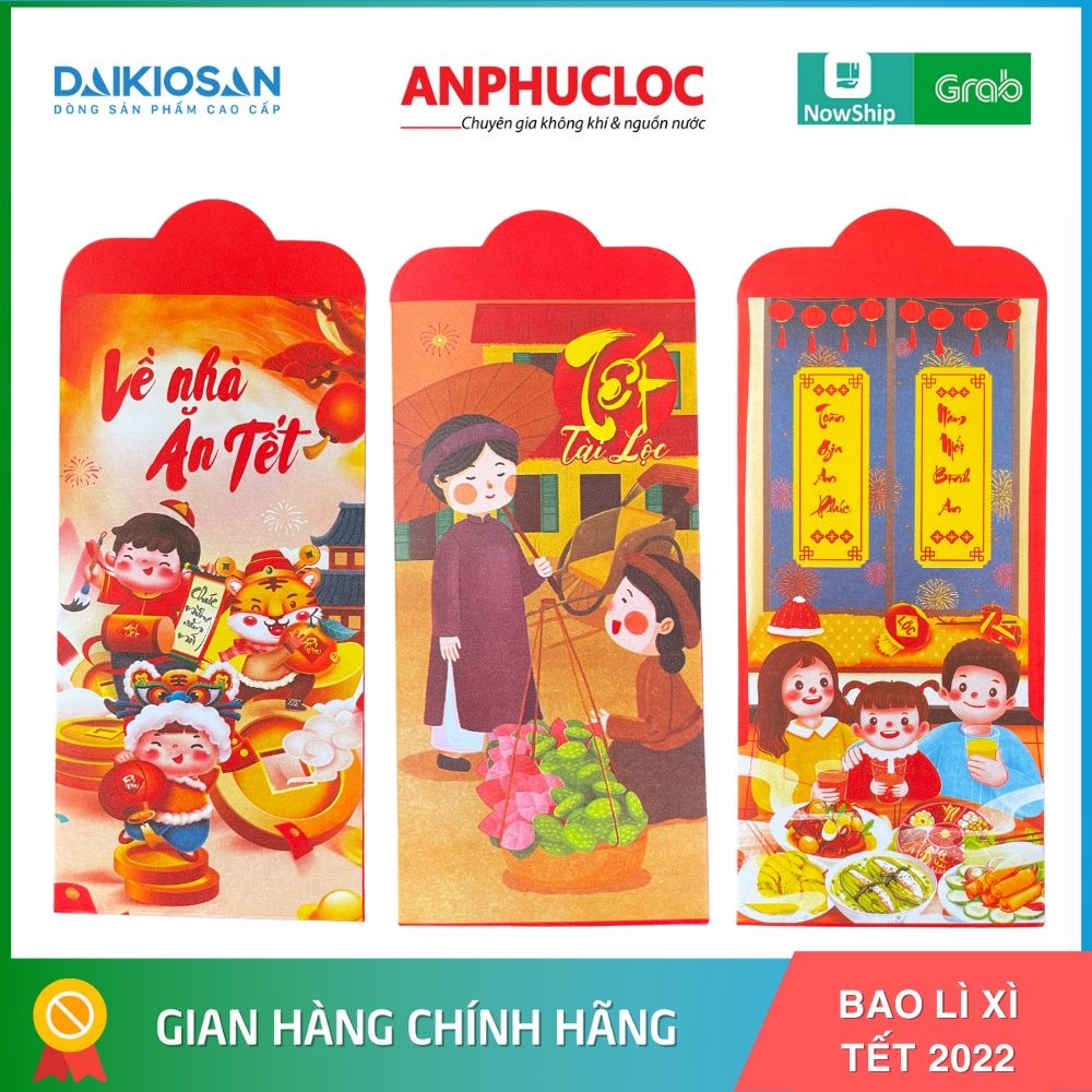 10 BAO LÌ XÌ TẾT 2022 10 MẪU NGẪU NHIÊN KHÁC NHAU