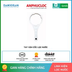 Tay vặn cốc 10 inch màu trắng dùng mở cốc lọc nước RO 10 inch và 20 inch