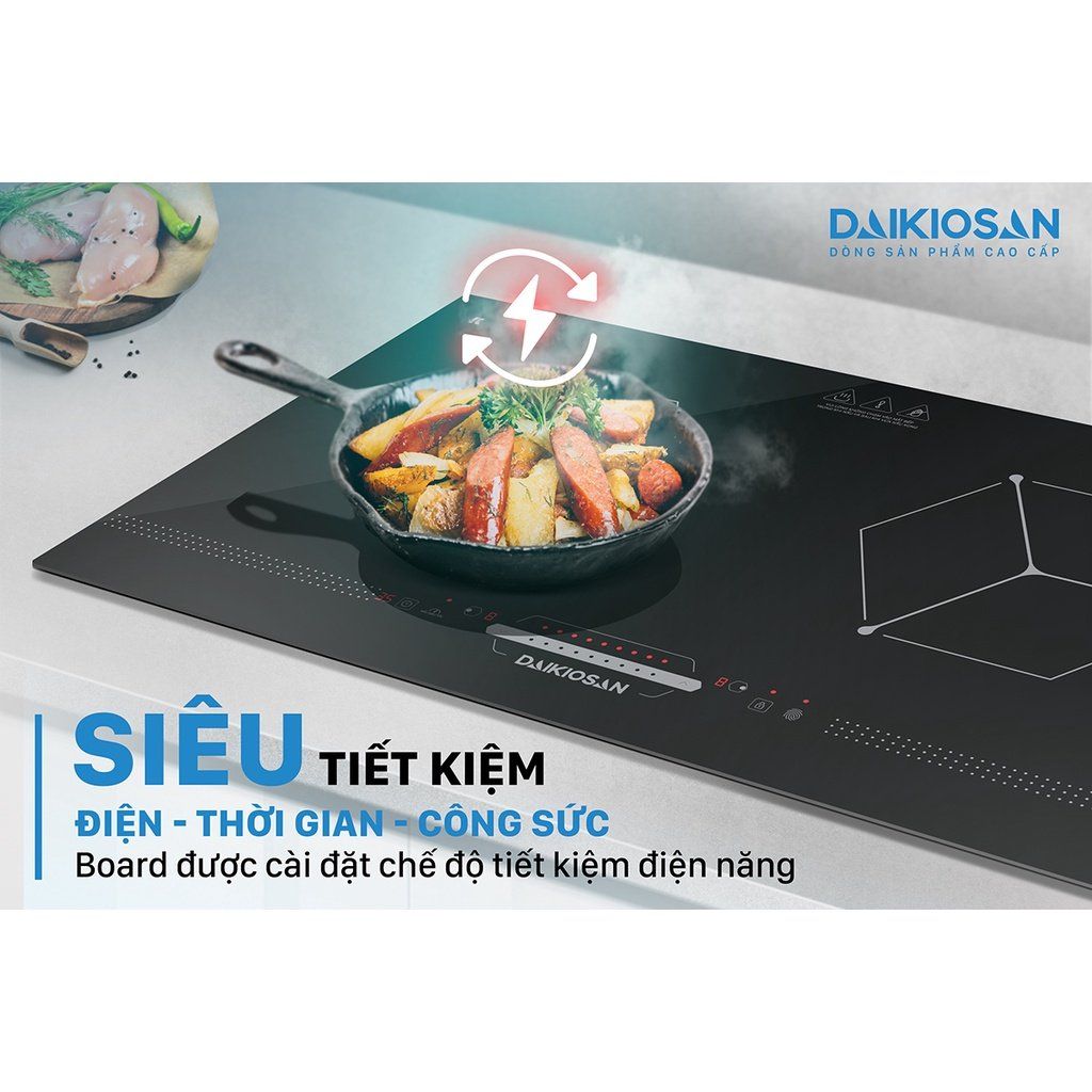 BẾP TỪ ĐÔI DAIKIOSAN DKT-200002 CÔNG SUẤT 4200W - GIAO NHANH HCM 2H