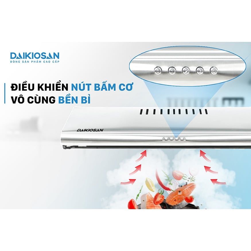 Máy hút mùi nhà bếp Daikiosan DKH-000006 nhập khẩu Châu Âu