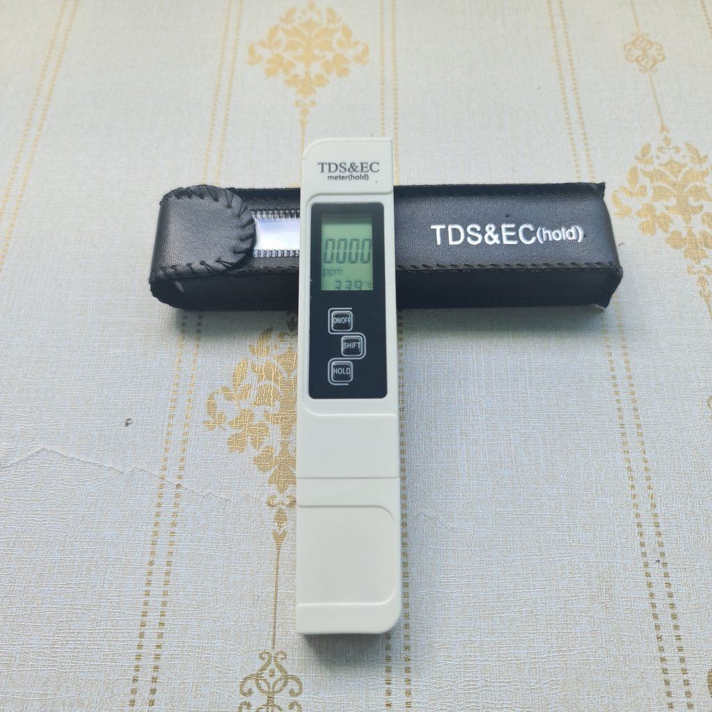 BÚT ĐO TDS & EC ĐIỆN TỬ PPM 3 TRONG 1 KÈM PIN 3V CR2032