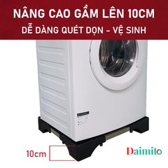 CHÂN KÊ MÁY GIẶT TỦ LẠNH TRỤ BÊ TÔNG CAO CẤP ĐIỀU CHỈNH 50 ĐẾN 70 CM [ GIAO NHANH HCM 2 H]
