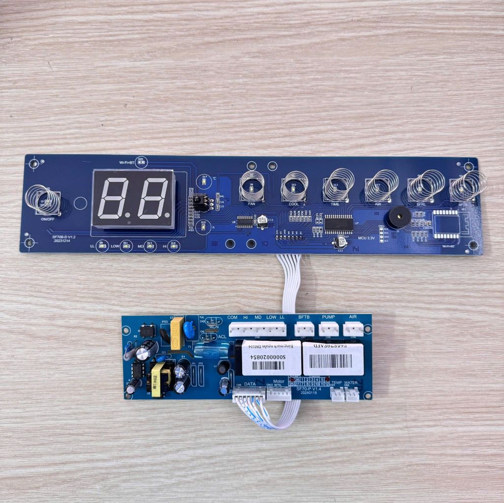 Bảng mạch nguồn + Khiển quạt điều hòa Daikiosan DM104- Hàng Chính Hãng