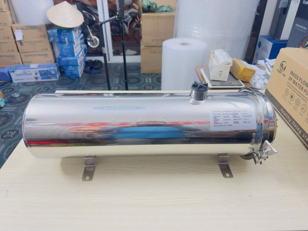 Bộ lọc đầu nguồn sinh hoạt UF5000L công suất 5000L/h công nghệ sợi PVDF cao cấp