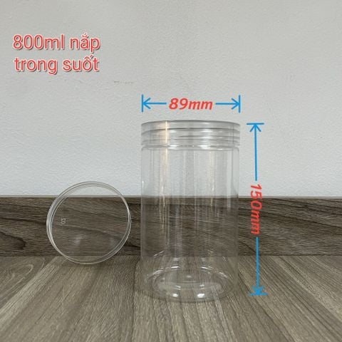 F5 - Mã C328 - Hũ Nắp Trong Suốt 800ml