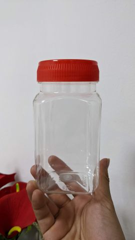 K1 - Mã A09 - Hũ Nhựa Vuông 400ml