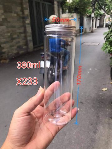 C5 - Mã X233 - Hũ Nắp Nhôm Vặn 380ml