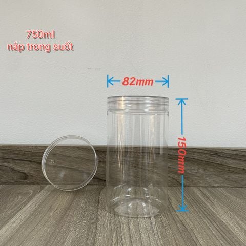 F6 - Mã B317 - Hũ Nắp Trong Suốt 750ml