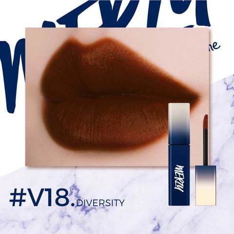 (Ver Blue) Son Kem Lì Merzy The First Velvet Tint #V18