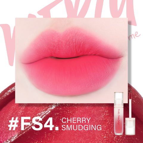 (New) Son Kem Lì Merzy Fruity Smudging Velvet Tint #FS4 Cherry Smudging