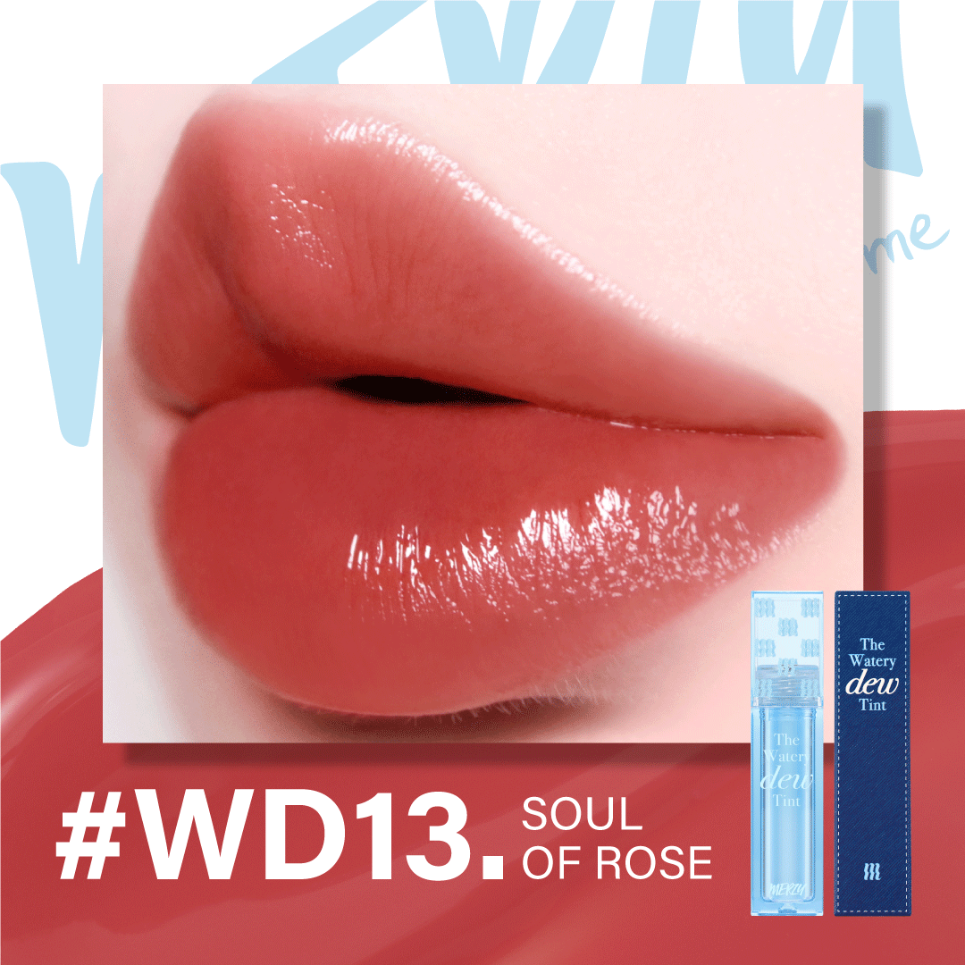 (New)(Dew Jean) Son Tint Bóng Merzy The Watery Dew Tint WD13 Soul Of Rose