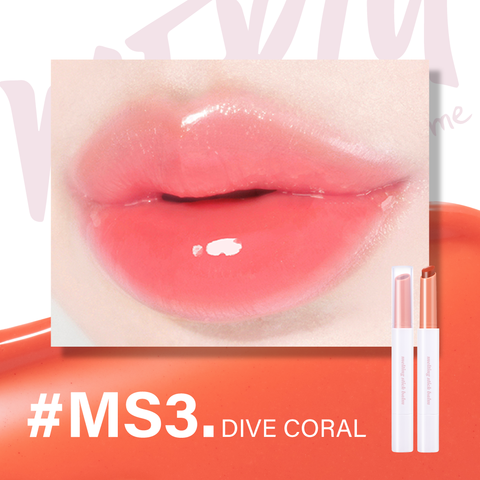 (New) Son Dưỡng Có Màu Merzy More Shine Melting Stick Balm #MS03 Dive Coral