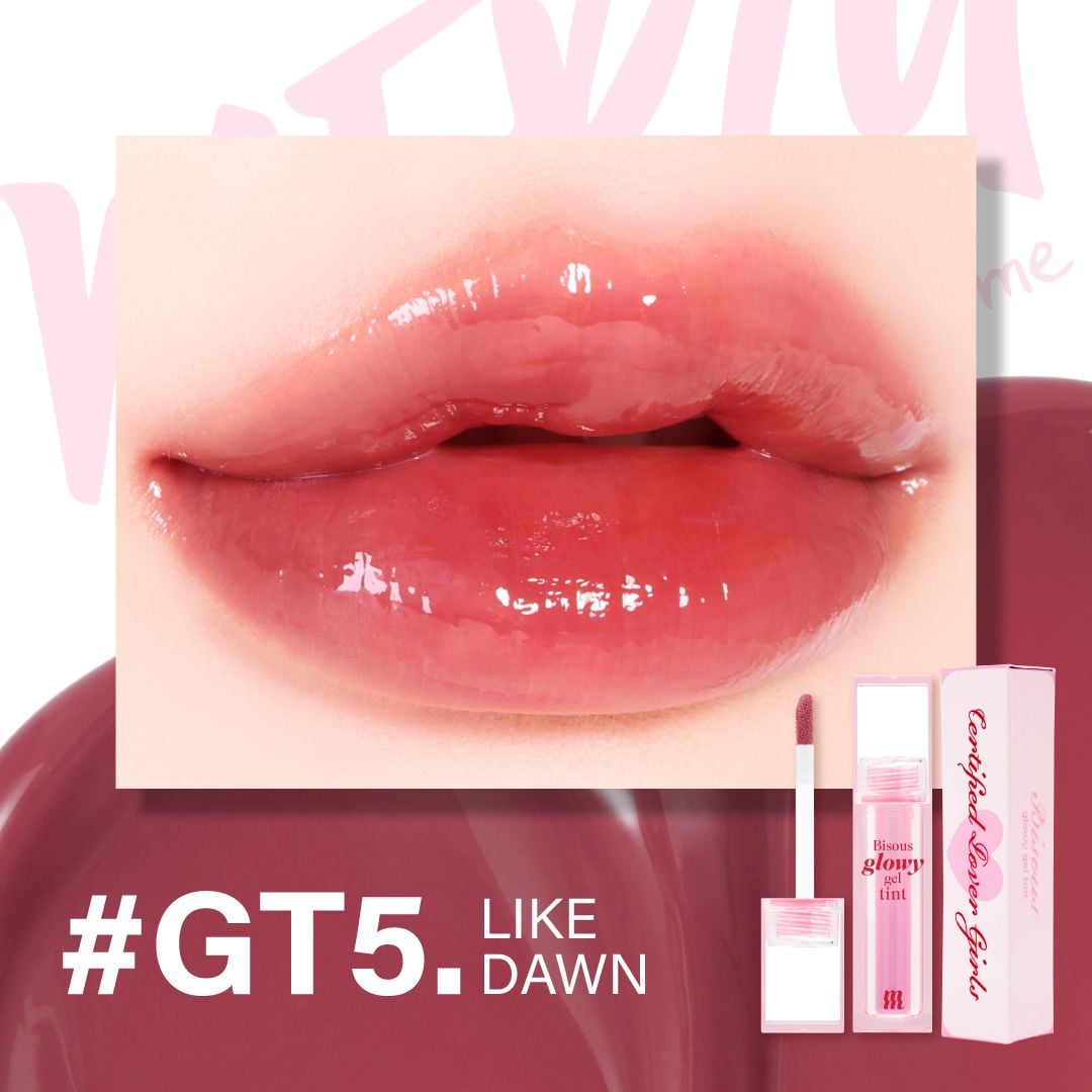 Son Bóng Merzy Bisous Glowy Gel Tint #GT5 Like Dawn