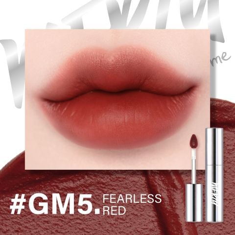 (New) Son Kem Merzy The Glam Mellow Tint #GM5 Fearless Red