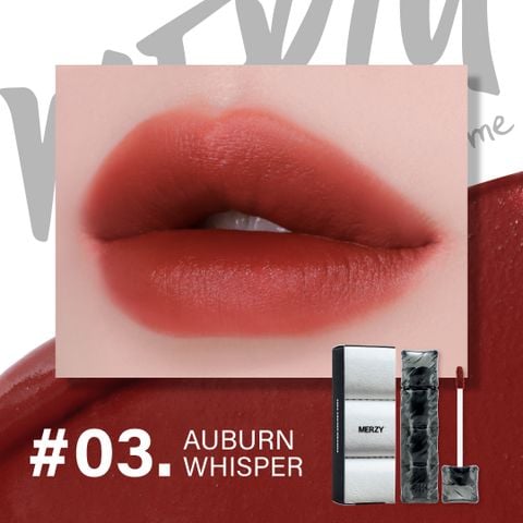 (New) Son Kem Lì Merzy Puffer Velvet Tint #03 Auburn Whisper