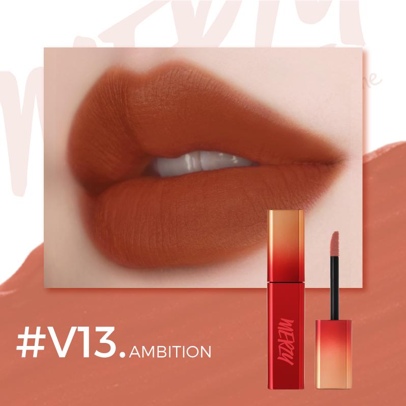 (Ver Red) Son Kem Lì Merzy The First Velvet Tint V13