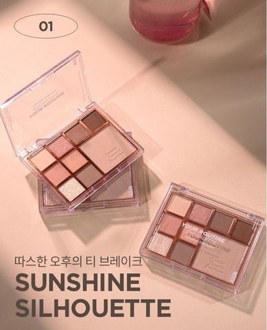 Bảng Phấn Mắt Merzy Your Routine Eye Palette #01