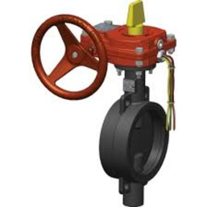 Van bướm tín hiệu điện, Wafer Butterfly Valve - UL Listed - FM Approved - DI - Model 2400-W