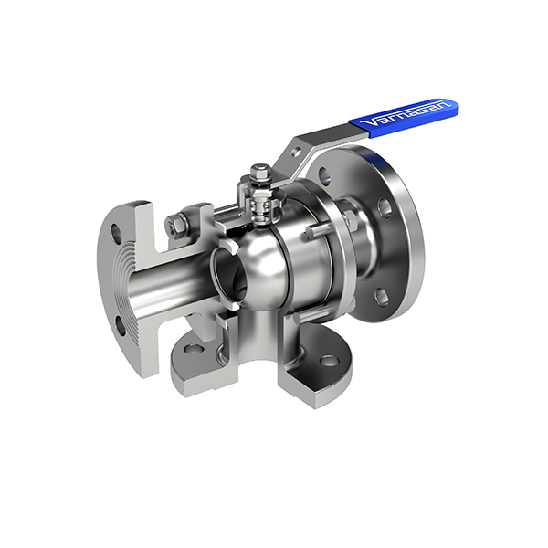 Van bi 3 cổng kết nối bích, 3 WAY L TYPE BALL VALVES