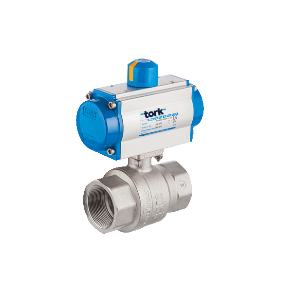 TORK-PAV 901 PNEUMATIC ACTUATED BRASS BALL VALVES 2/2 WAY