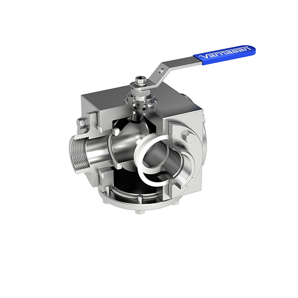 Van bi loại T kết nối ren, 3 WAY T TYPE BALL VALVES