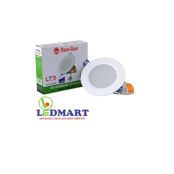 Đèn led down light 3 màu Rạng đông 90/7W