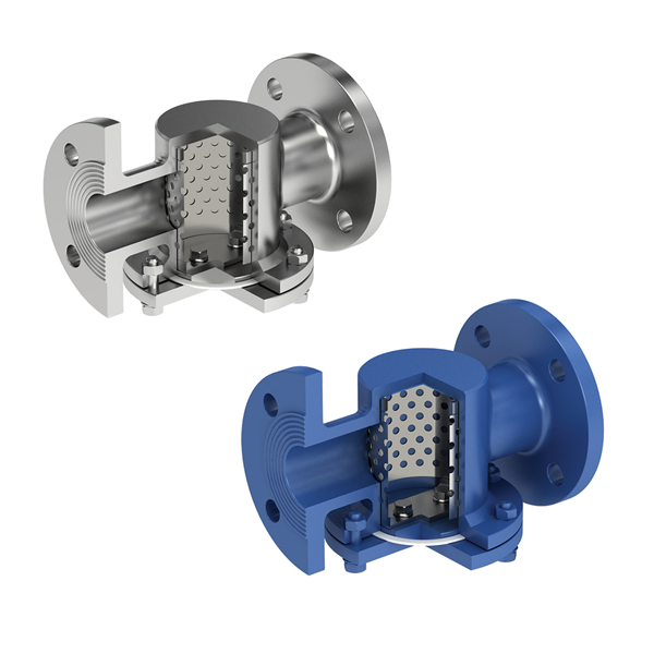 Bộ lọc kết nối bích, FLANGED - THREADED "T" TYPE FULL BORE STRAINERS