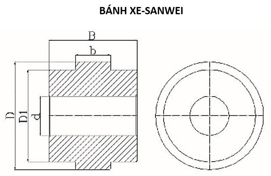 Nhông truyền động cho xích tải Sanwei/Roller Chain and Welded Steel Cranked Link Chain Sprocket