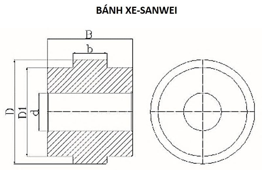 Nhông truyền động cho xích tải Sanwei/Roller Chain and Welded Steel Cranked Link Chain Sprocket