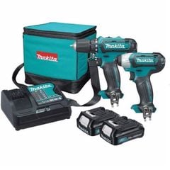 Bộ sản phẩm dùng pin Makita CLX224S (TD110D+DF333D)