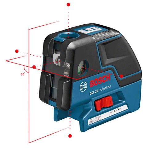 Máy cân mực Laser kết hợp tia và điểm Bosch GCL 25