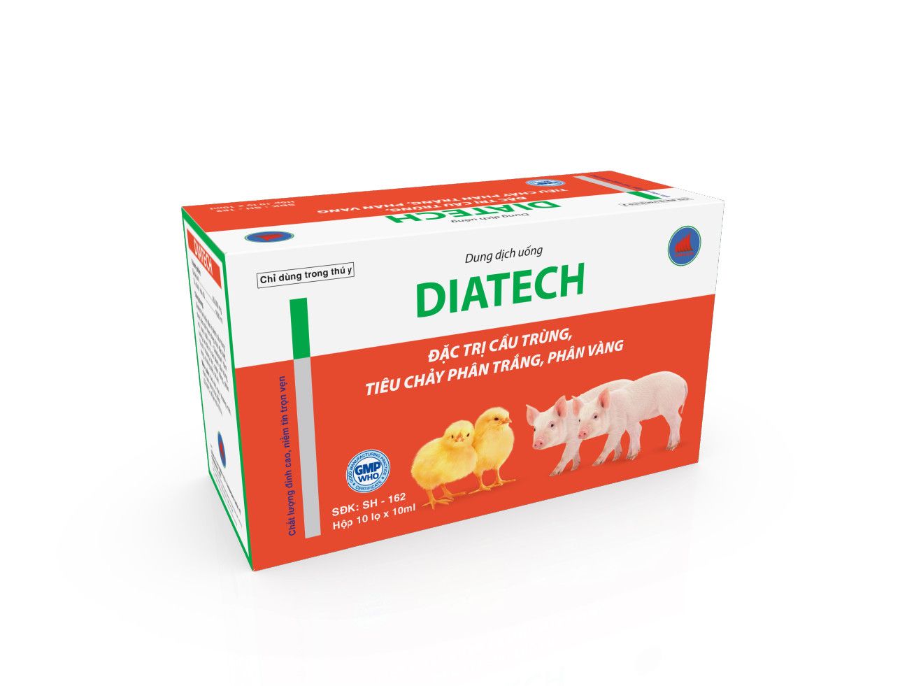 DIATECH (Đặc trị cầu trùng, tiêu chảy, phân trắng;  máu tươi)