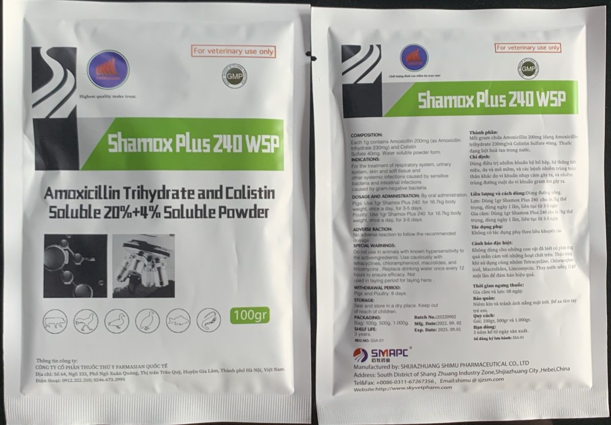 Shamox Plus 240 WSP -100G