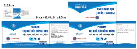  PHOXIM – TRỊ GHẺ BÔI SỐNG LƯNG 